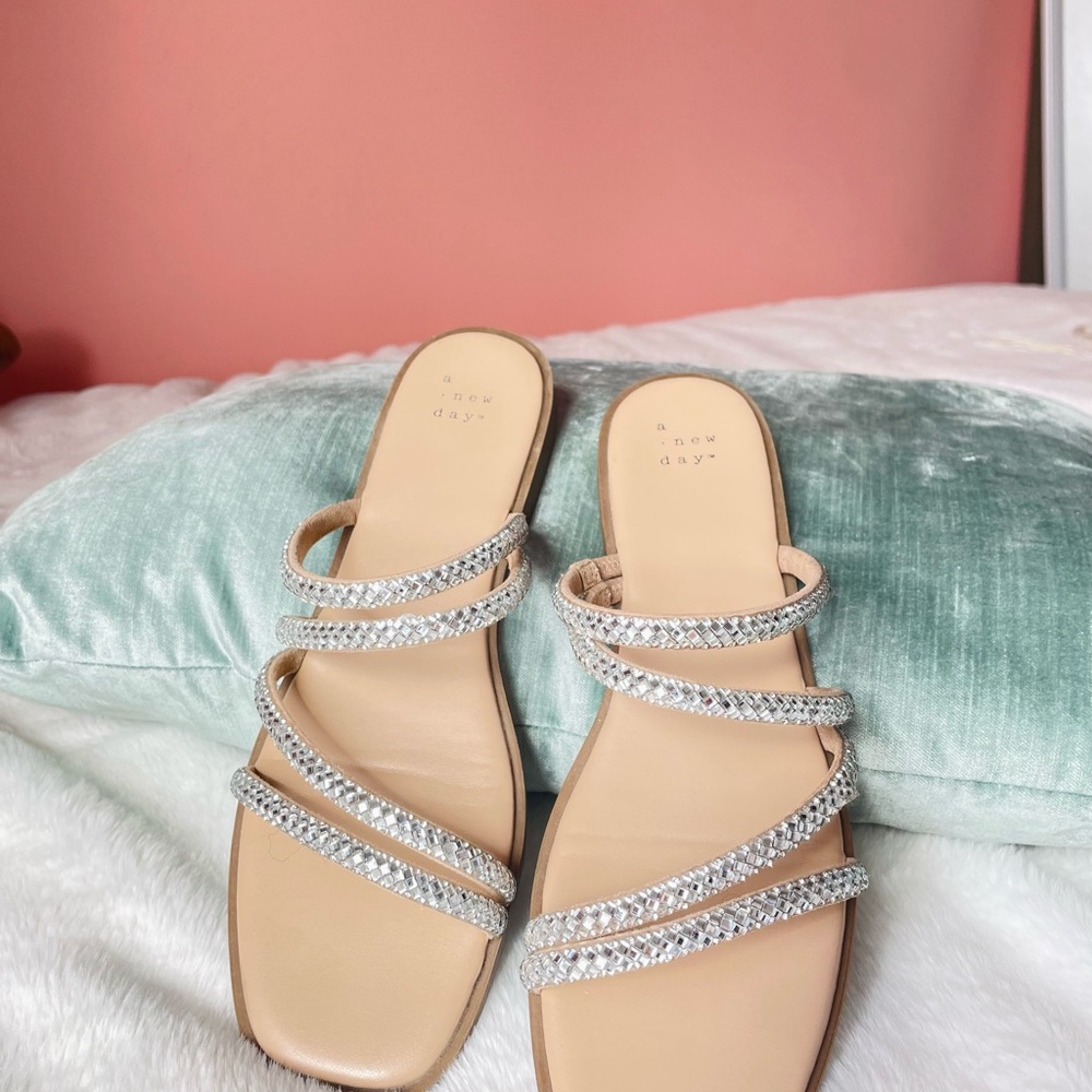 A New Day Women's Sparkly Sandals